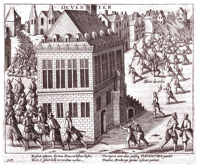 Deventer Brink en Waagh 1616 Baudartius